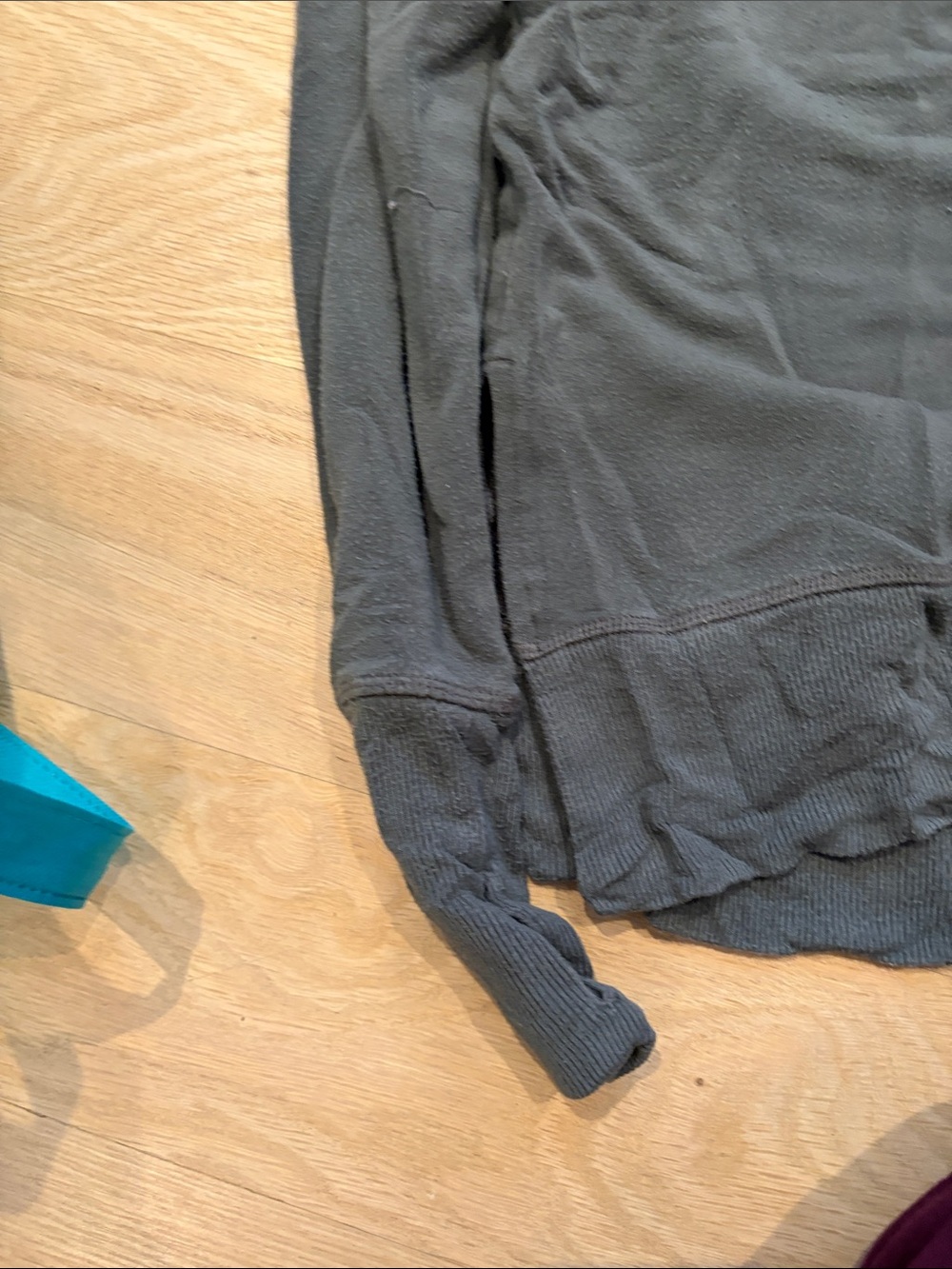 Athleta Olive Green Thermal Crewneck Pullover - Picture 4 of 7